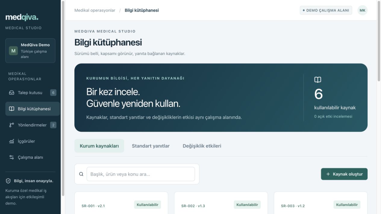 Medical Studio örnek uygulama ekranı
